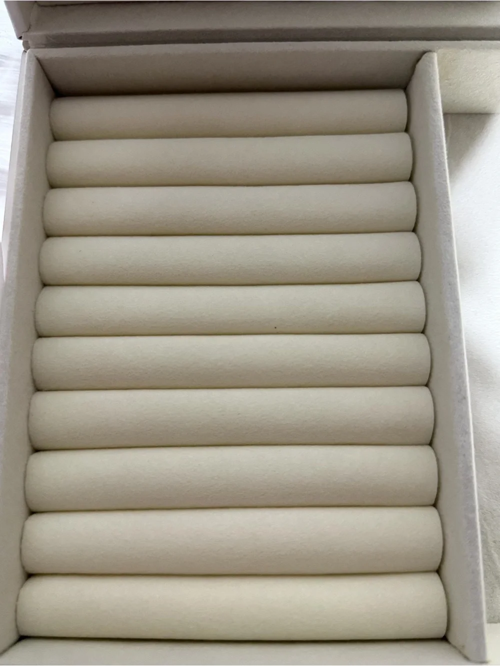 Radley London Off-White Vegan Leather Multi-Compartment Jewelry Box